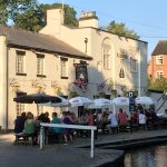 Pub on canal side at Audlam